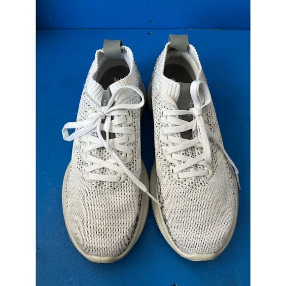 Adidas Womens Purebounce+ Running Shoes Gray F36688 Low Top Lace Up Mesh 9 - Picture 4 of 6